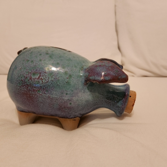Ceramic Pig Piggy Bank - Picture 2 of 3